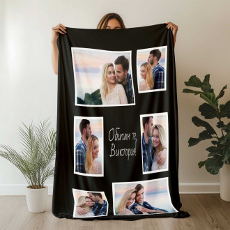 Βελούδινη κουβέρτα «Χριστουγεννιάτικα μπισκότα»