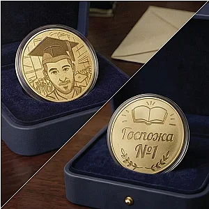 Προσωποποιημένο Νόμισμα με Φωτογραφία για Απόφοιτο - Το Δικό σου Μήνυμα