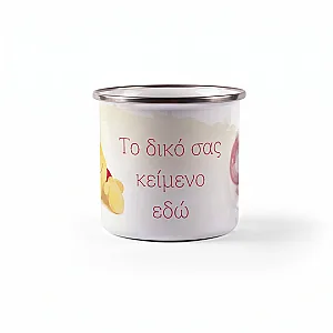 Εμαγιέ Κανάτα με Επιγραφή - Ζώδιο Καρκίνος — προβολή 1
