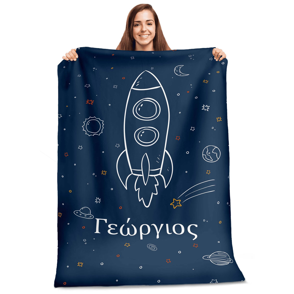 Λούτρινη Κουβέρτα με Όνομα - Πύραυλος