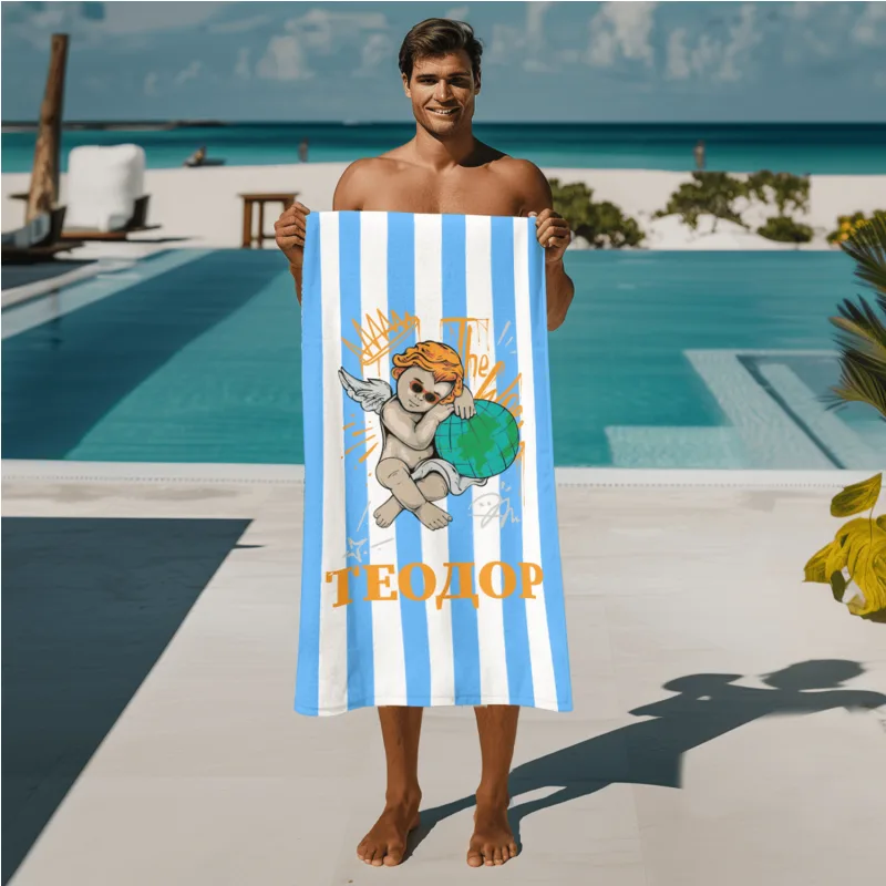 Ανδρική Πετσέτα Θαλάσσης με Αρτ Σχέδιο - ART 4