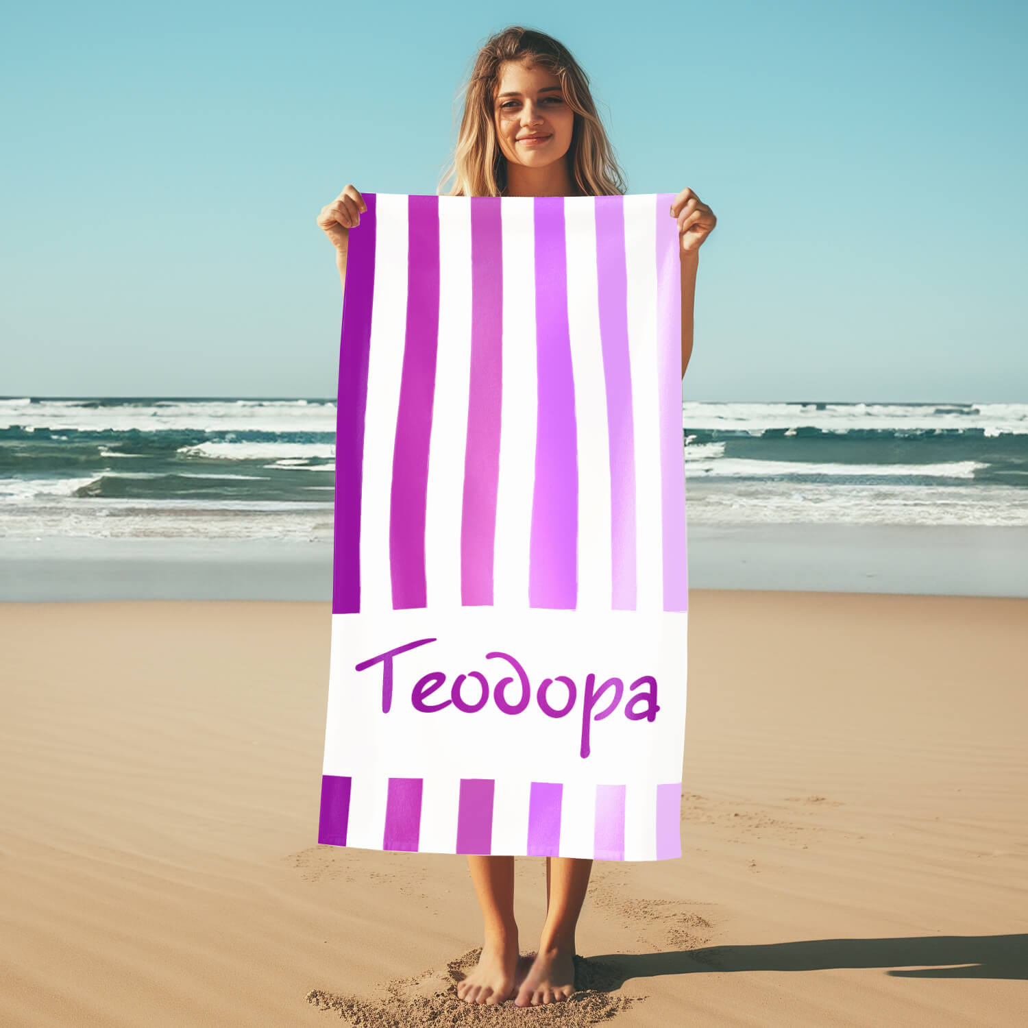 Πετσέτα Θαλάσσης Προσωποποιημένη - ΓΙΑ ΕΚΕΙΝΗ