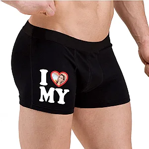 Ανδρικό Μποξεράκι με Επιγραφή - I love my... — προβολή 1