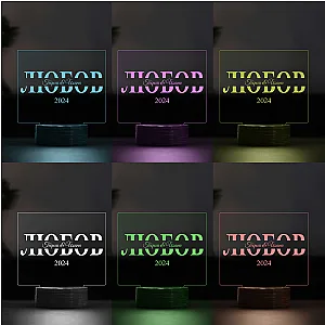 3D LED Λάμπα - ΛΥΠΗ... ΑΓΑΠΗ (6 Χρώματα) — προβολή 3
